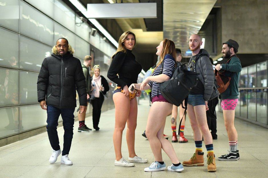 No Pants Subway Ride Moscow