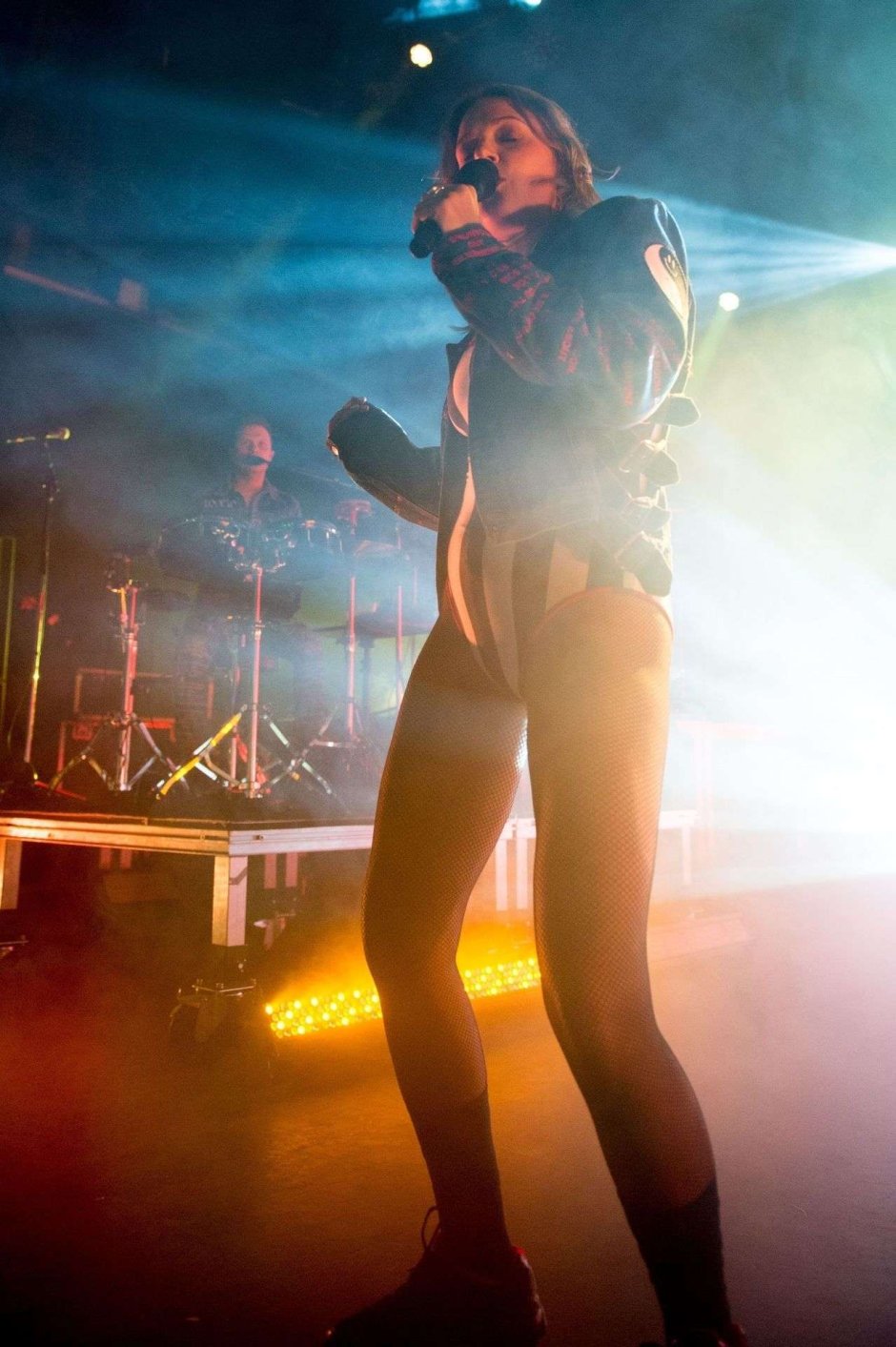 Showed breasts at the concert