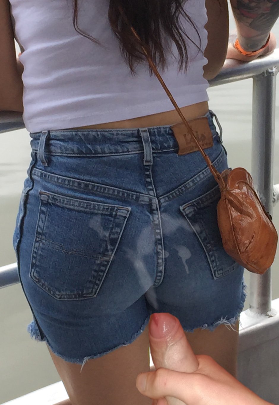 The girl ended in shorts