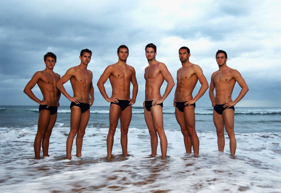 Guys on the beach