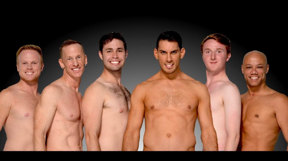 One man with four naked