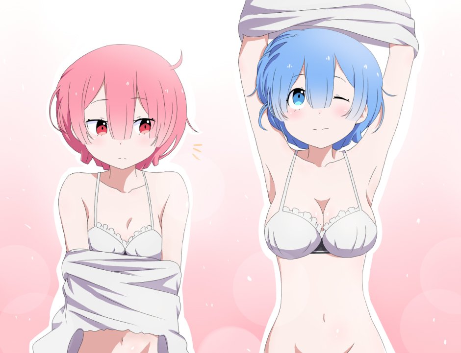 Re Zero Rem in underwear