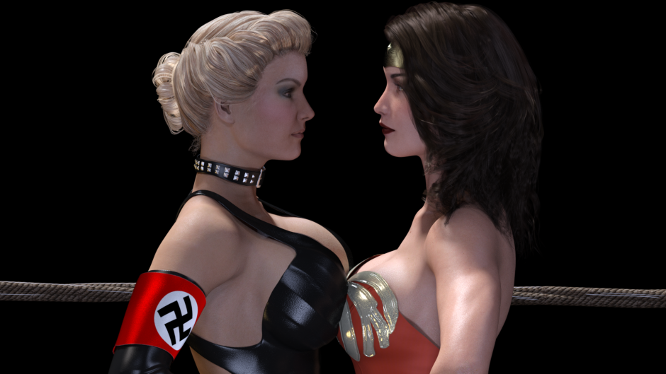 Titfight two women