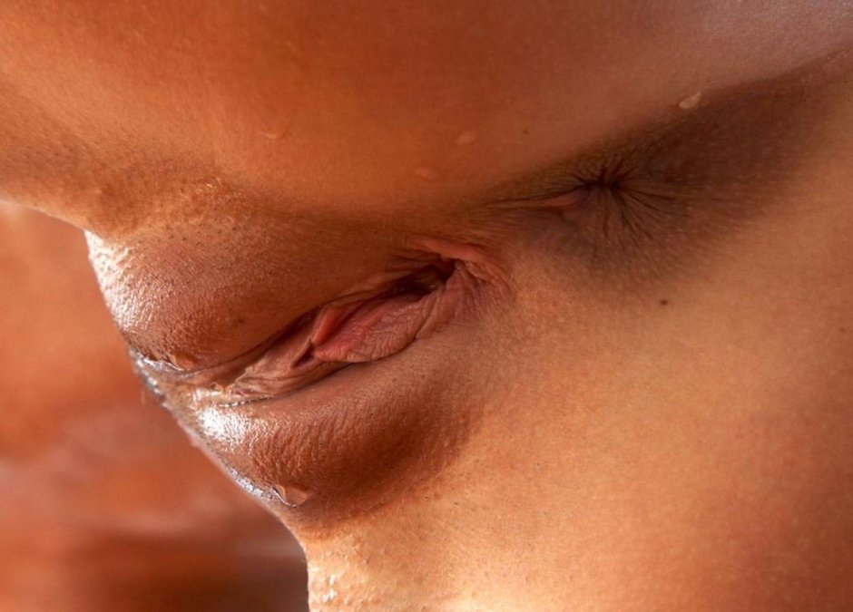 The beautiful vagina is large