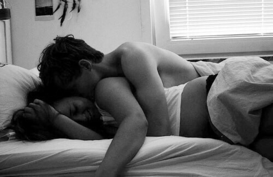 Hugs in bed