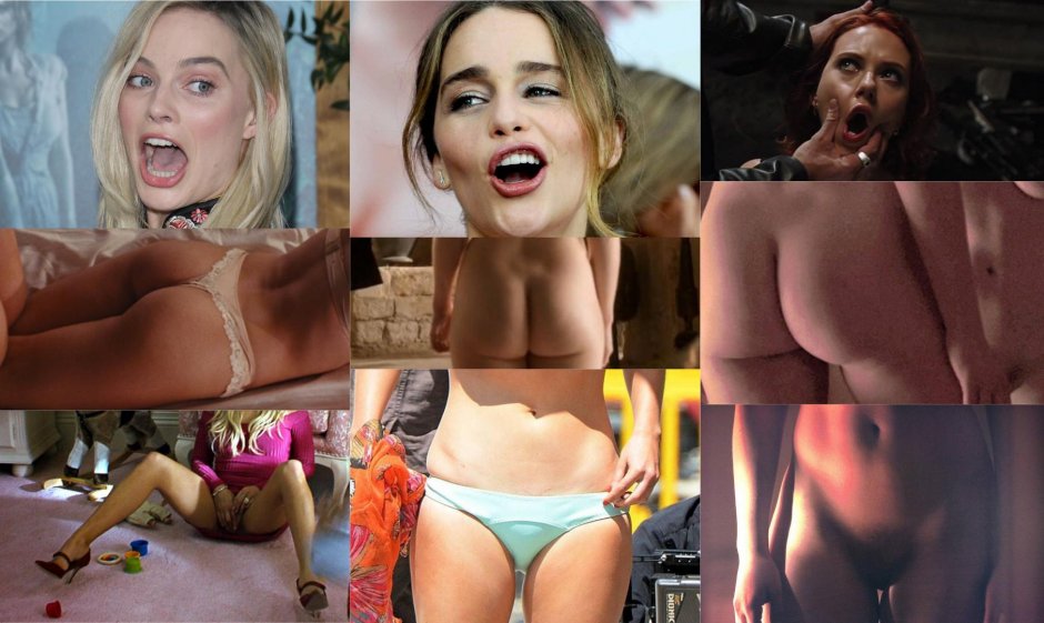 Margot Robbie Wolf with Wall Street Naked