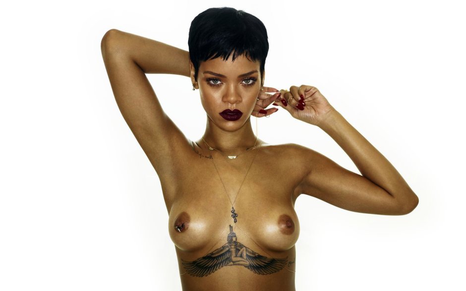 Girls Topless on stage