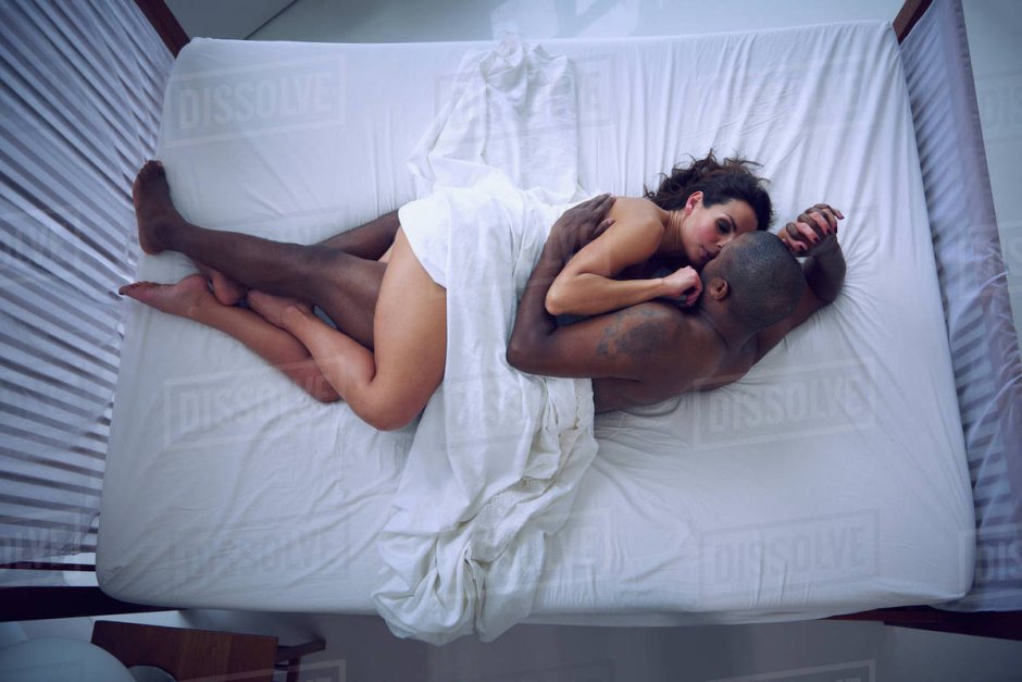 Black Man in Bed