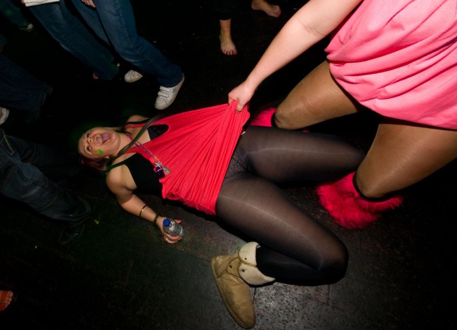 The dress pinched