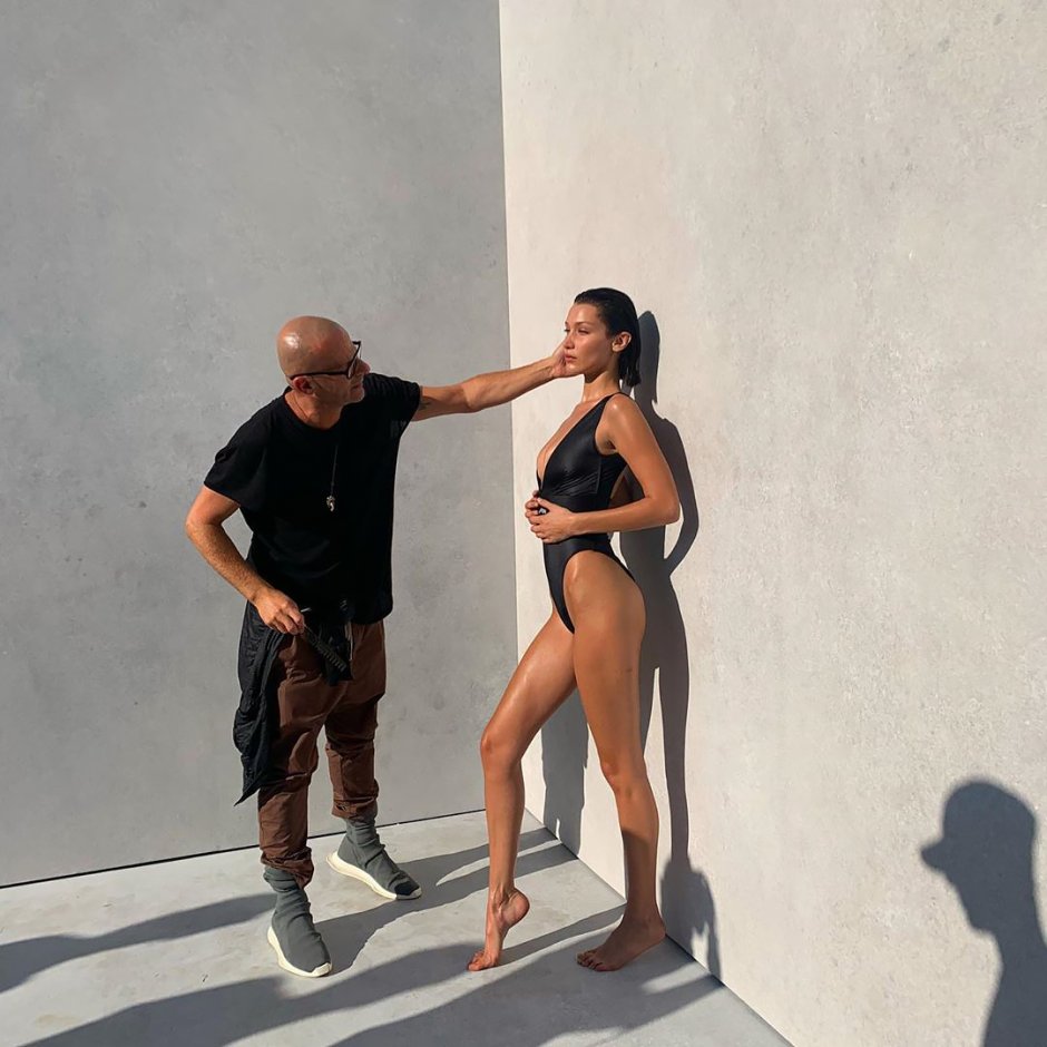 Bella Hadid in a swimsuit 2020