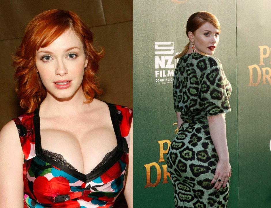 Christina Hendricks and Bryce Dallas Howard