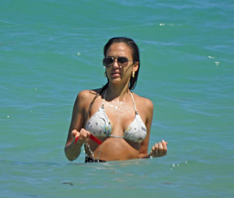 Jessica Alba in a swimsuit 2021