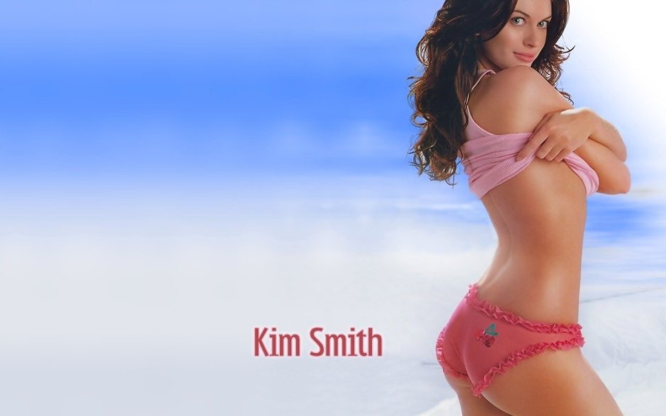 Kim Smith in underwear