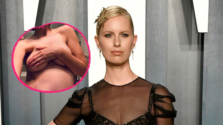 Karolina Kurkova under a skirt
