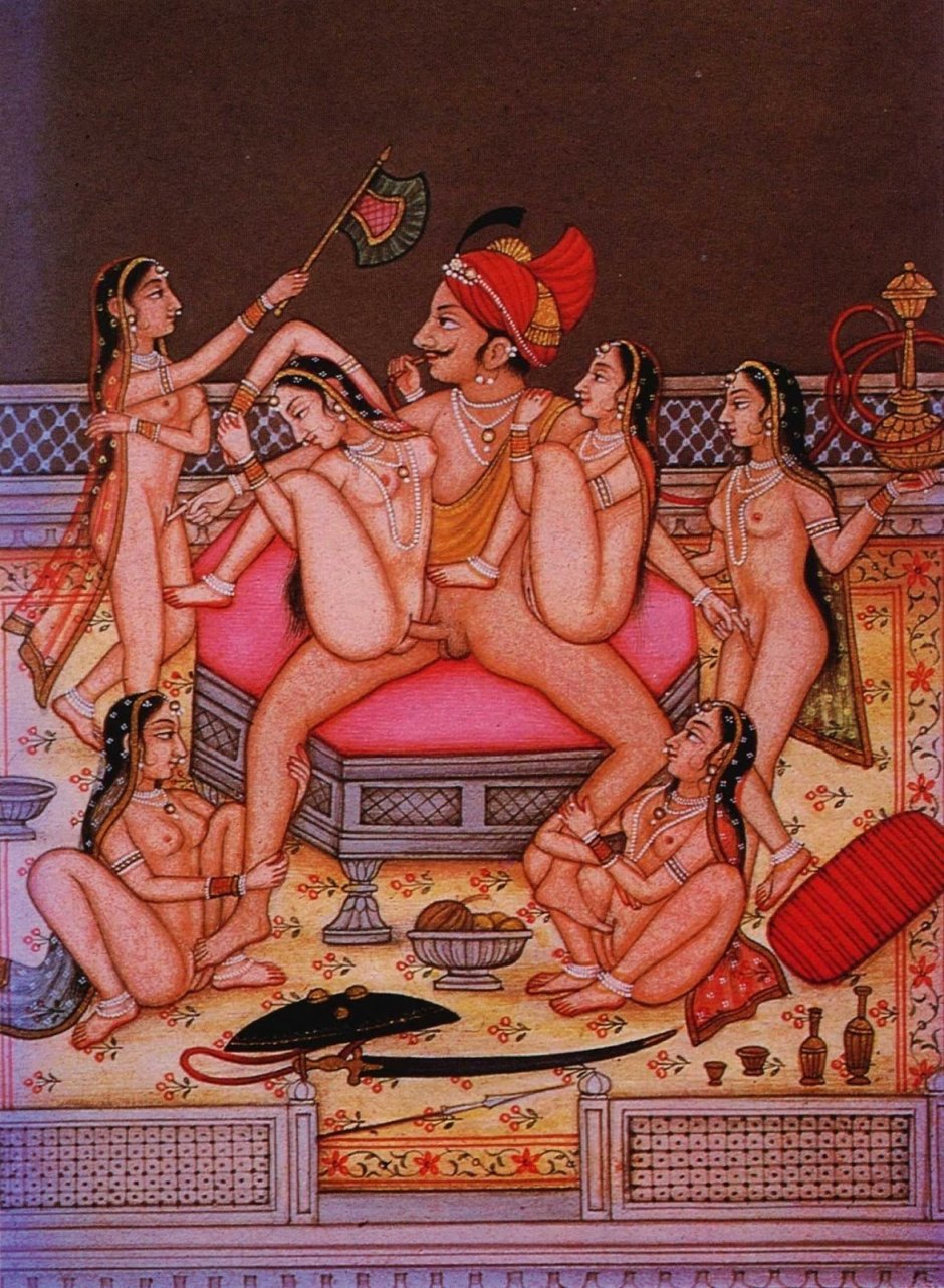 Erotic scenes from Kama Sutra