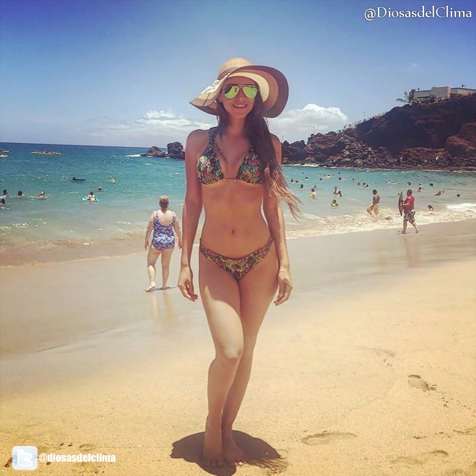 Yann Garcia in a swimsuit