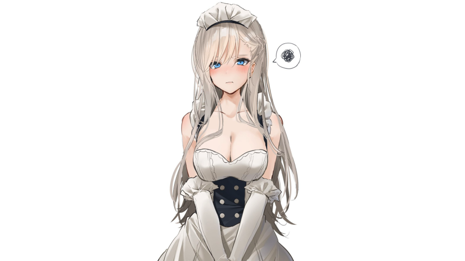 Azur lane anime maid