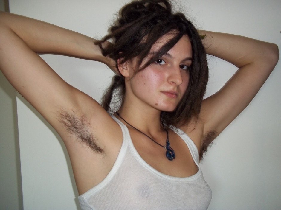 Naked hairy armpits
