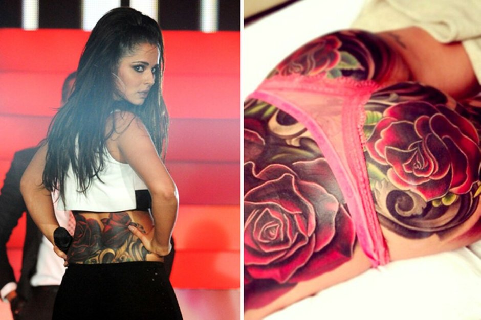 Cheryl Cole Rosa Tattoos