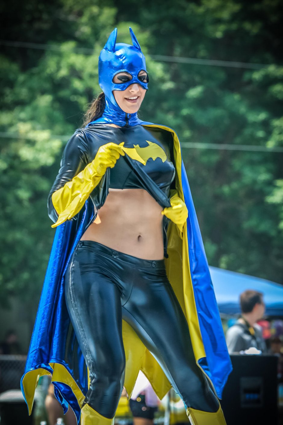 Cosplay in a bikini