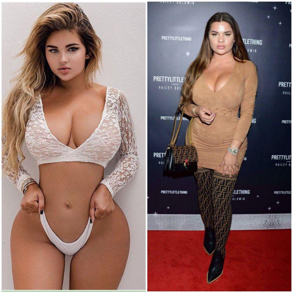 Russian Kim Kardashian Anastasia Kvitko in life