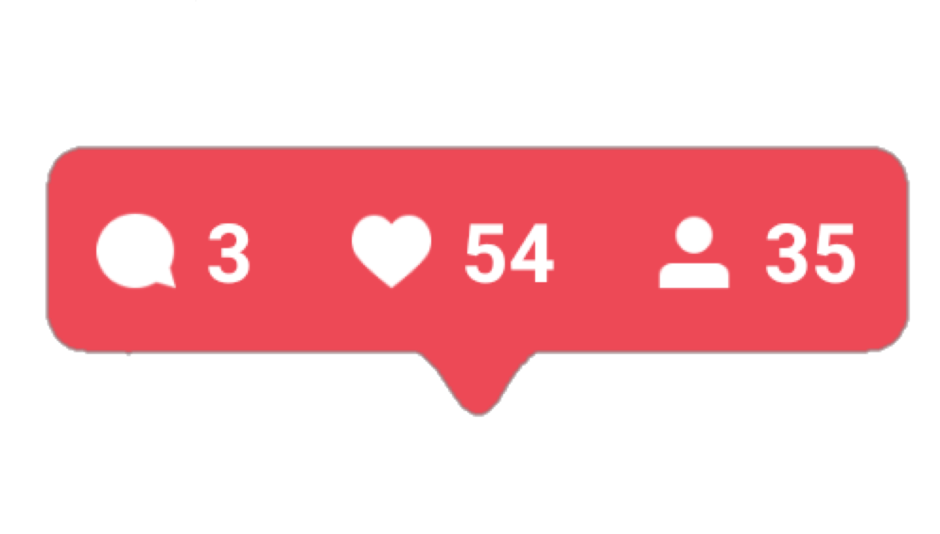Like icon on Instagram