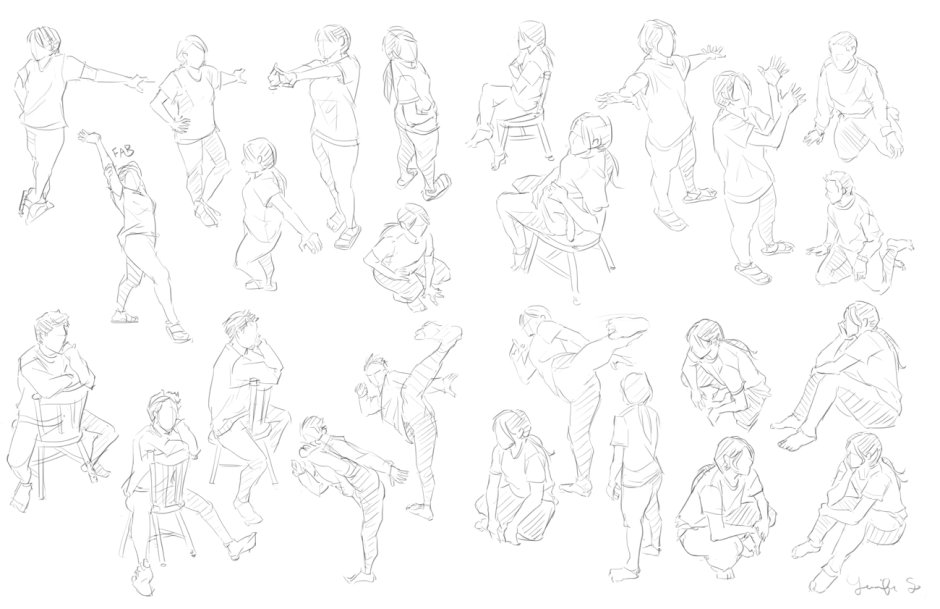 NSFW drawing poses