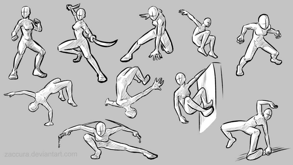 A man in a dynamic pose