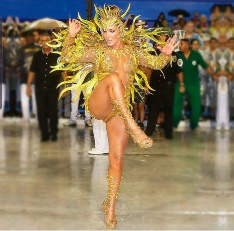 Naked outfits on the Brazilian carnival