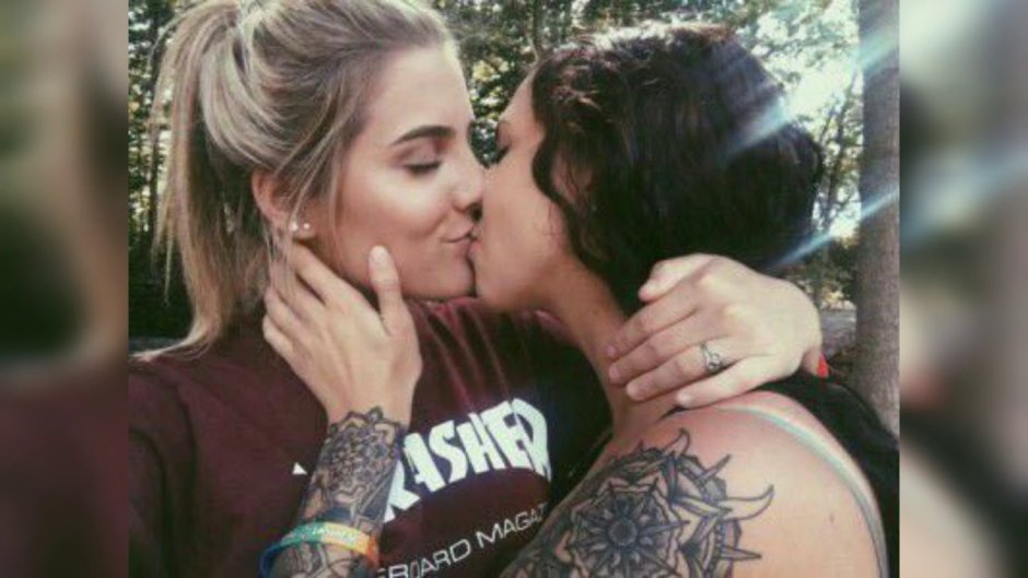 Wet lips kiss