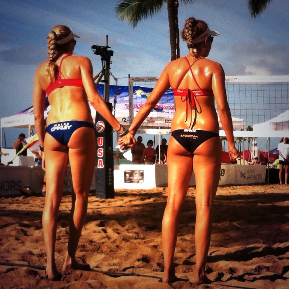 Photo tits beach volleyball
