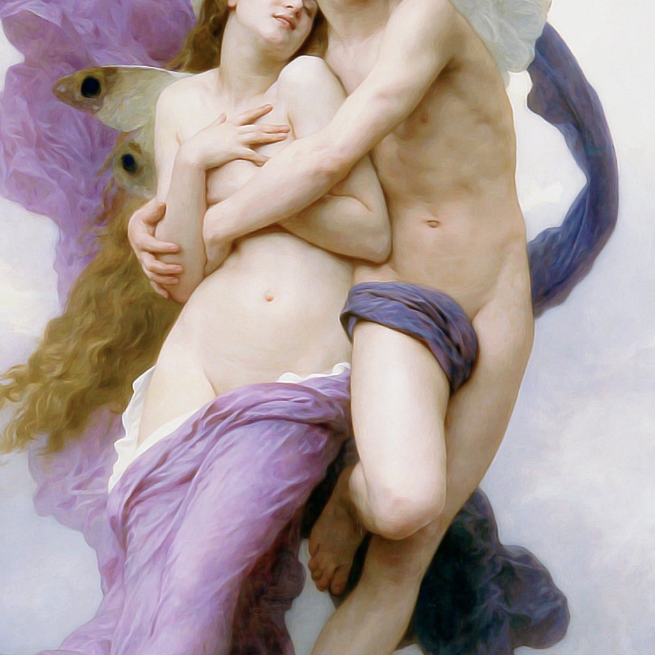 Adolf William Bugro Amur and Psyche