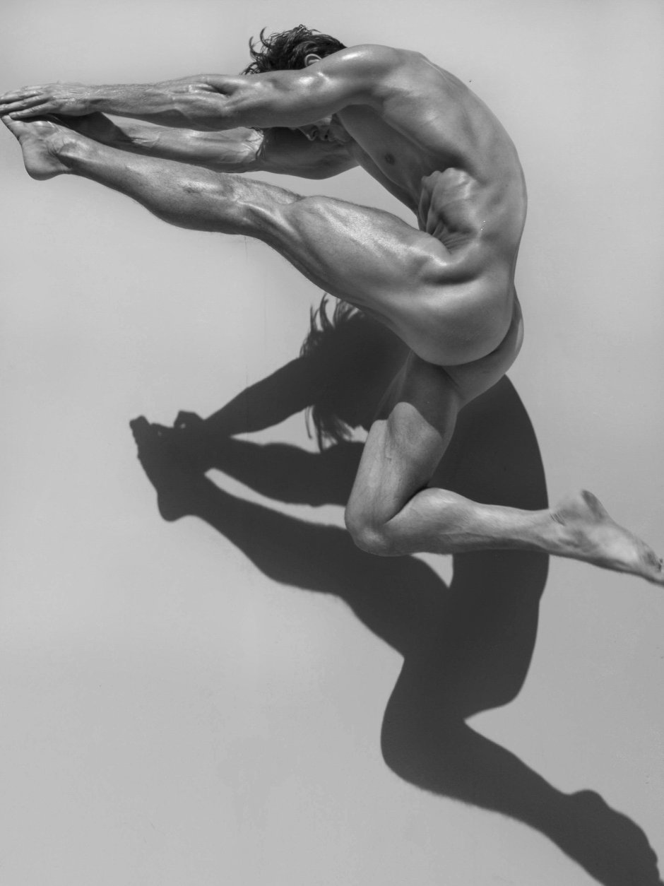 Dynamic poses of men