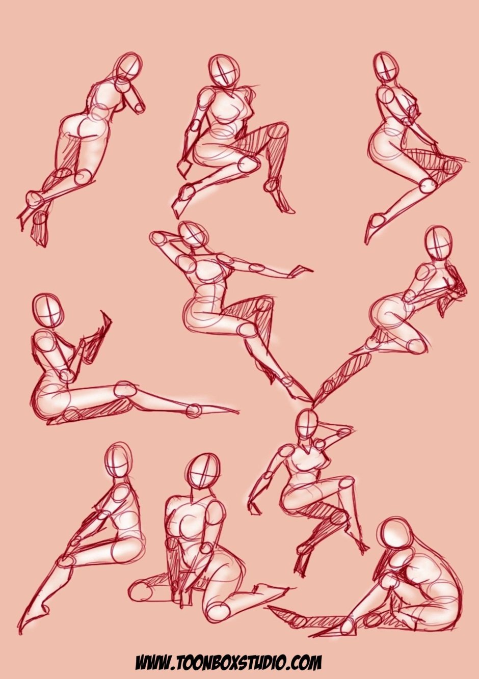 Pose for drawing