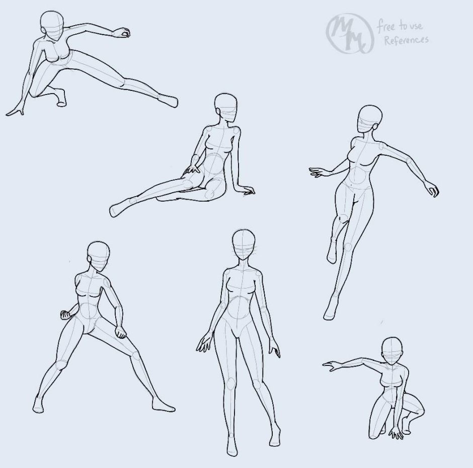 Dynamic poses references