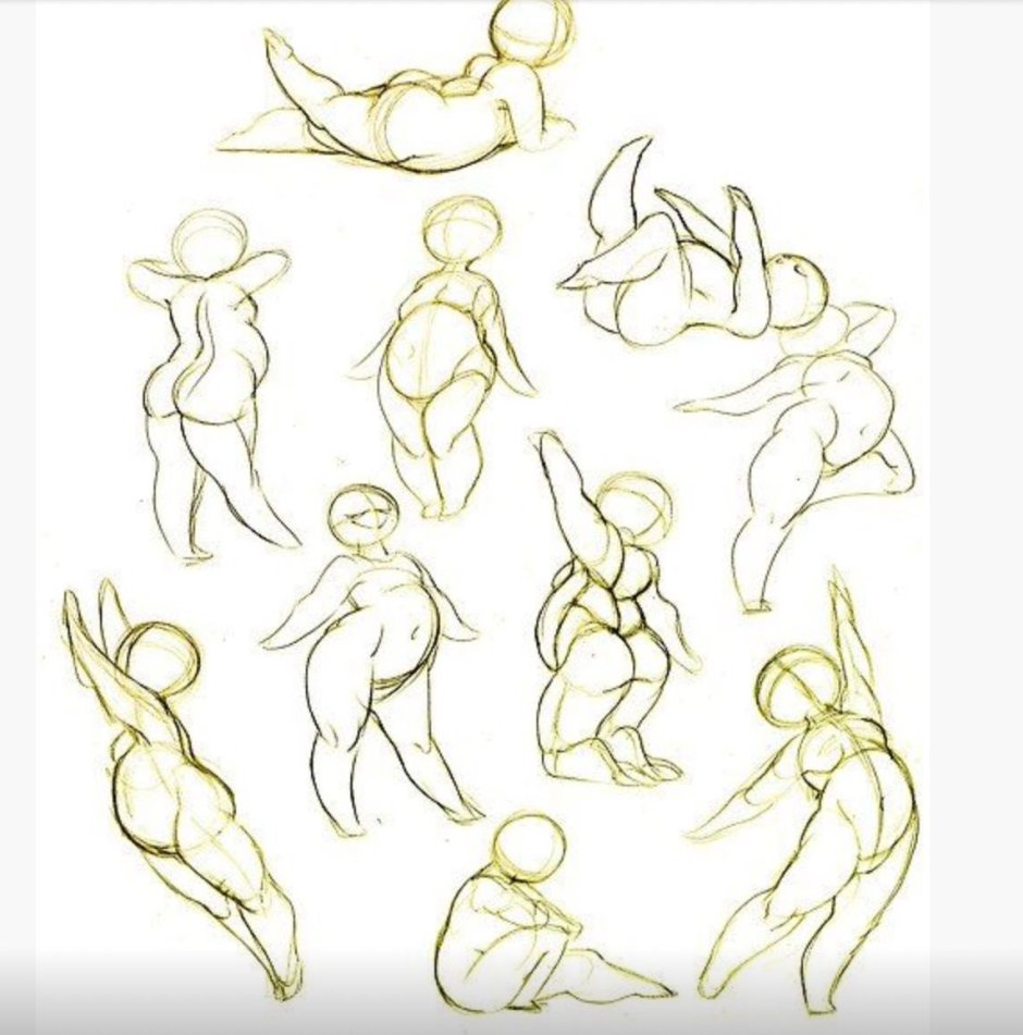 Anime poses