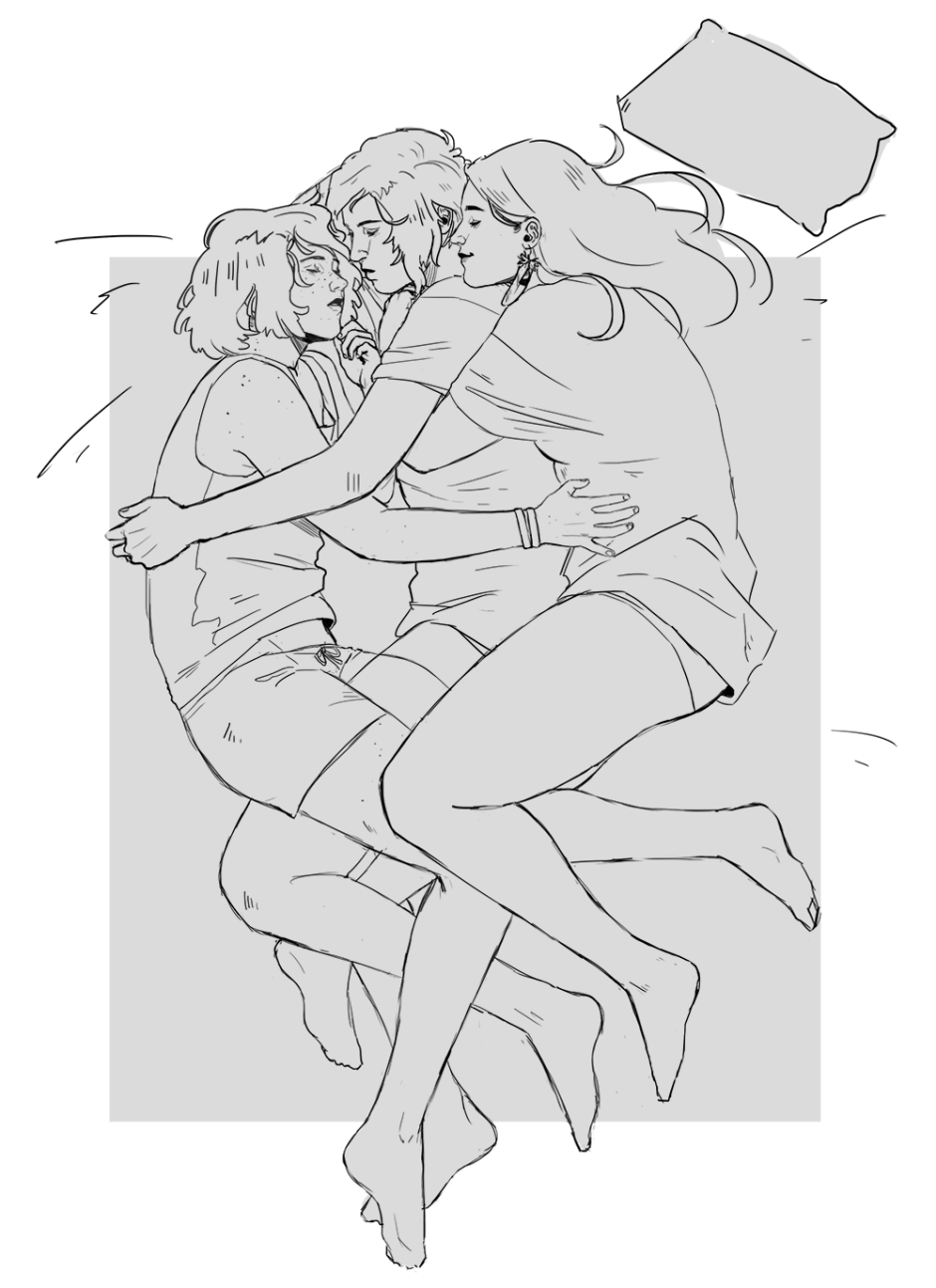 Pose for drawing pairs of LGBT