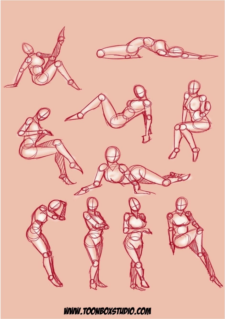 Pose for drawing