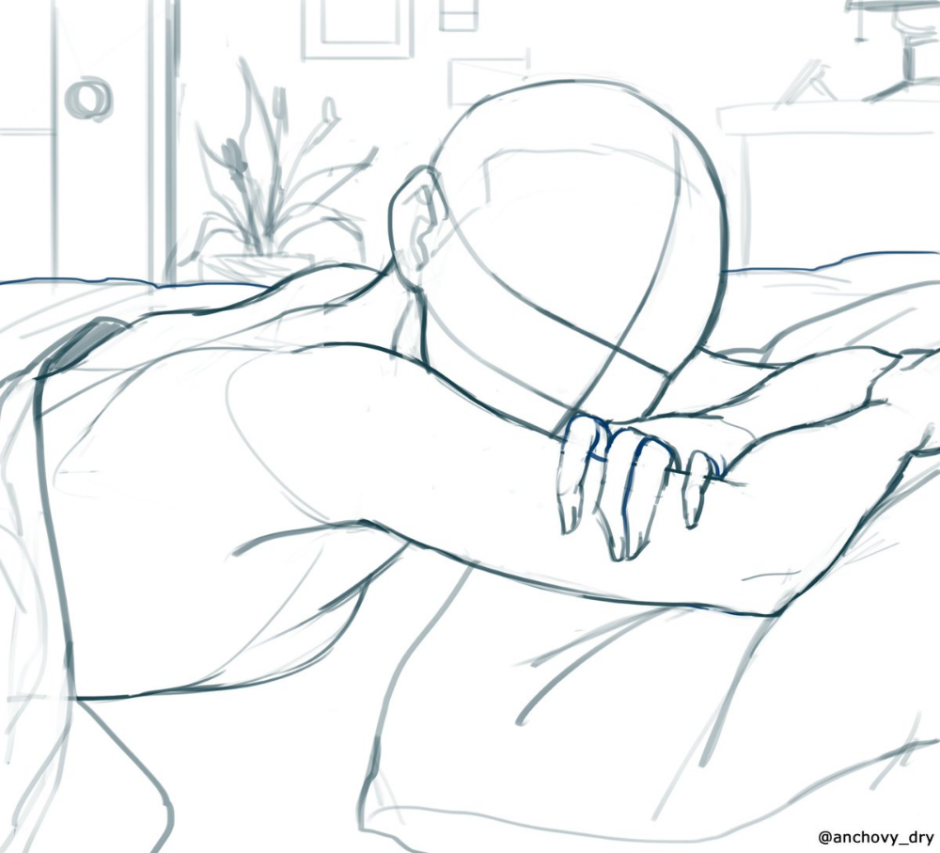 Sleeping poses for drawing
