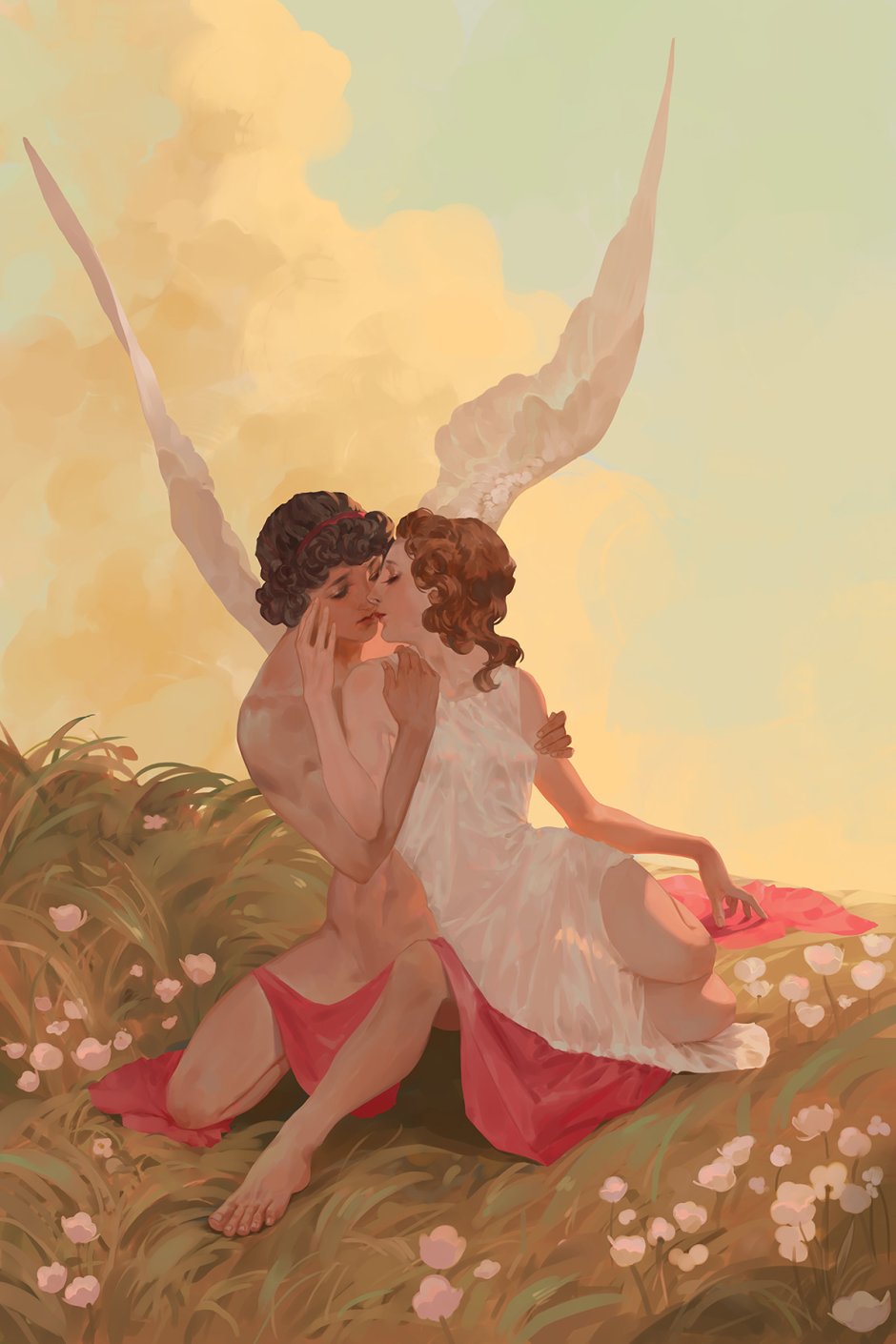 Cupid and Psyche Orazio Gentleski