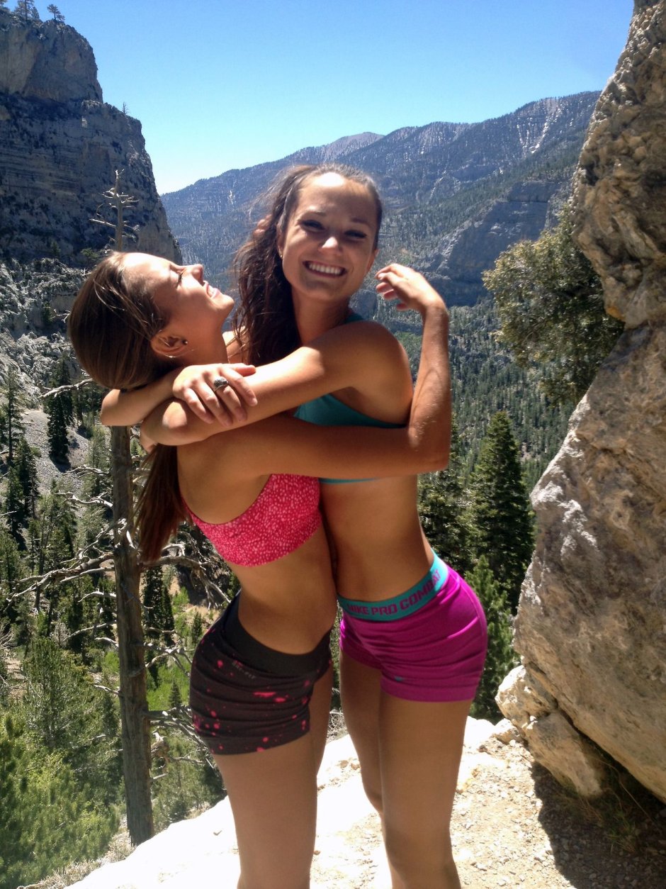 Beautiful sports girls lesbian