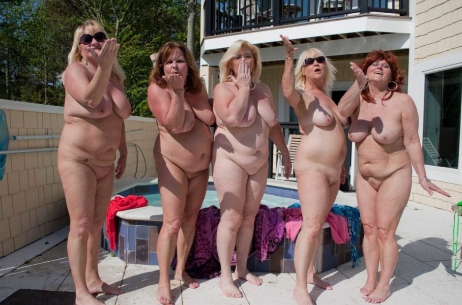 Naked fat nudists