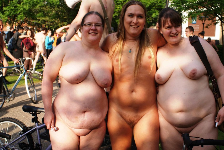 Naked fat nudists