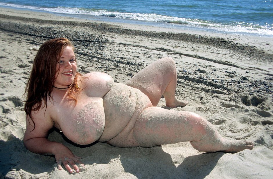 Hairy bbw in the country