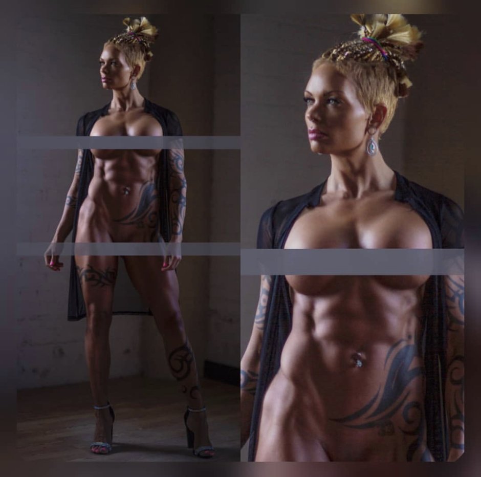 Naked Harvi Monroe Fitness Model