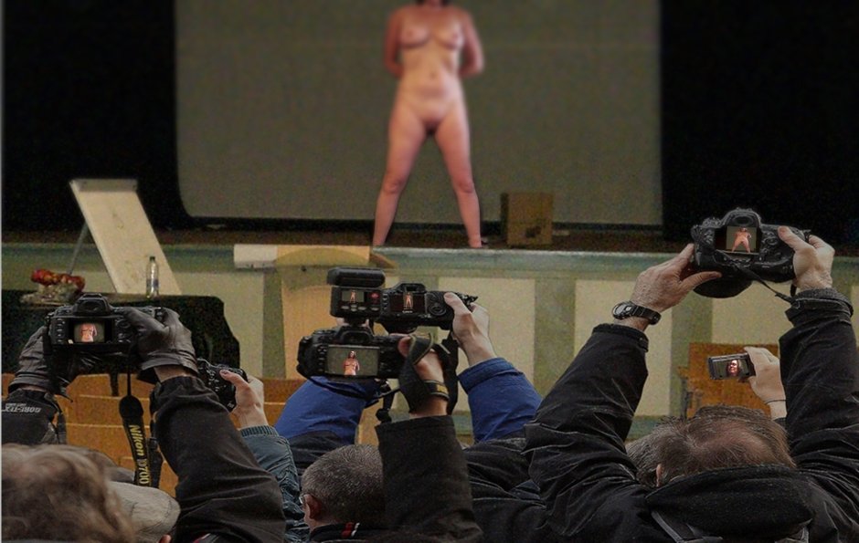 Only One Naked during filming