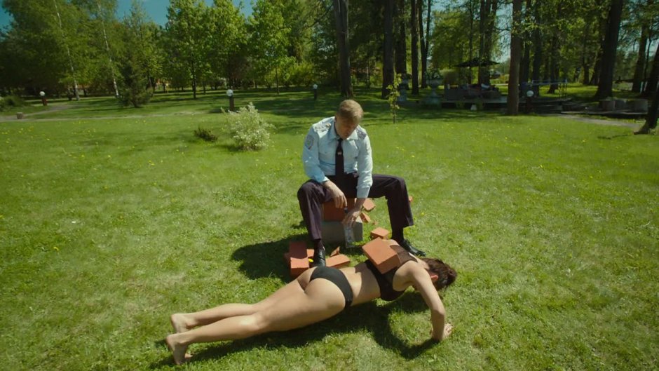 Olga Seryabkina in the film The best day