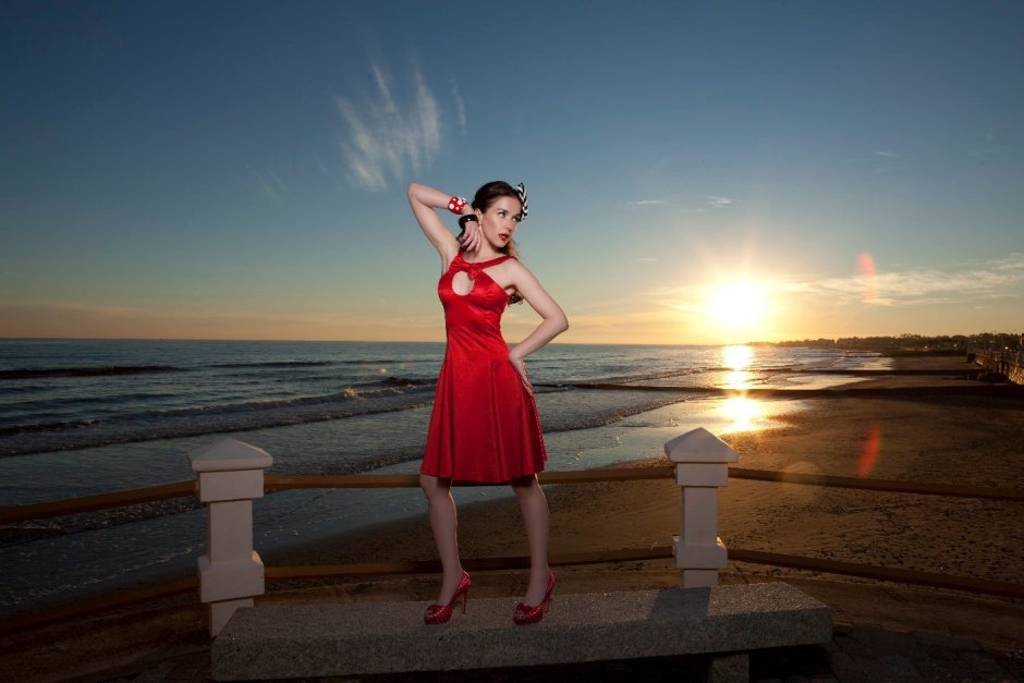 Natalia Oreiro photo shoot circus