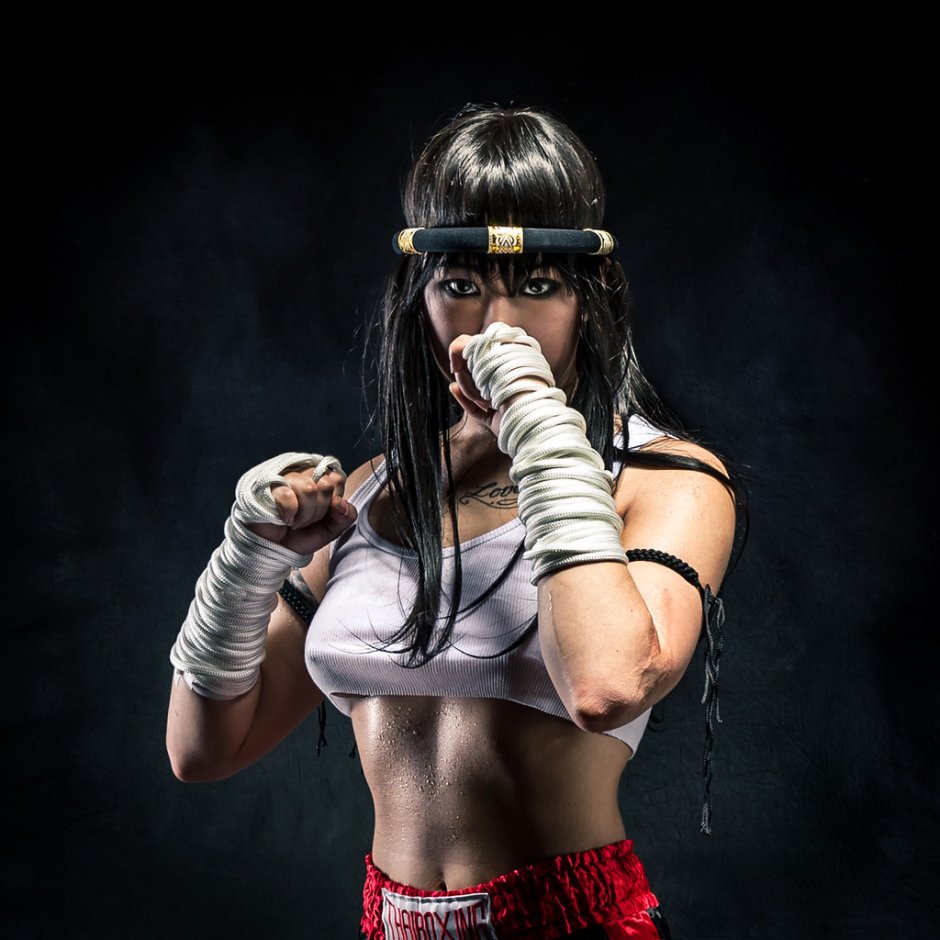 Girls fighters Muai Tai