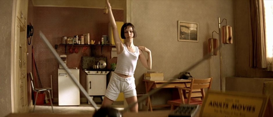 Natalie Portman's chest in the film Leon